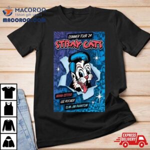 Band Stray Cats 2024 Summer Tour Shirt