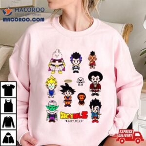 Bape X Dragon Ball Z Baby Milo Tshirt