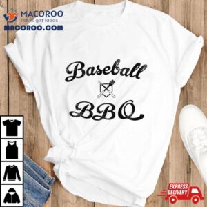 Baseball Bbq Logo Shirt