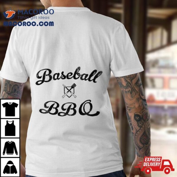 Baseball Bbq Logo Shirt