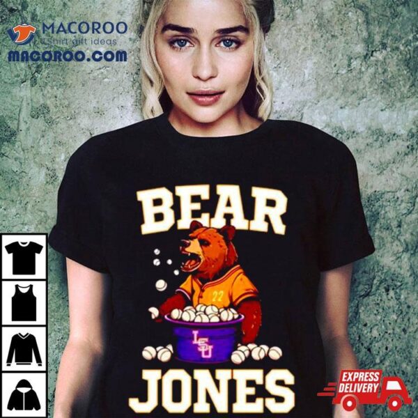 Bear Jones Lsu Baseball Shirt