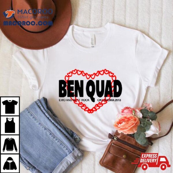 Ben Quad Dog Hearts Shirt