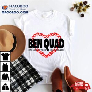 Ben Quad Dog Hearts Tshirt