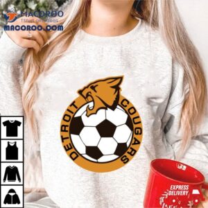 Best Detroit Cougars Soccer Vintage Logo T Shirt