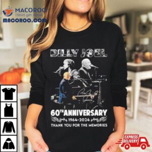 Billy Joel Th Anniversary Thank You For The Memories Signature Tshirt