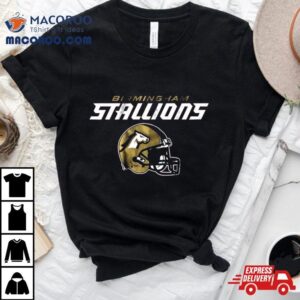 Birmingham Stallions Ufl Vintage Helmet Tshirt