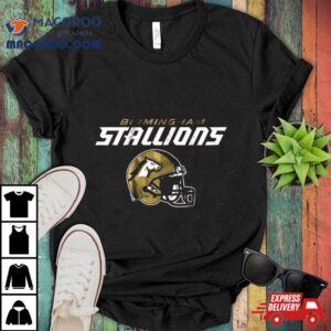 Birmingham Stallions Ufl Vintage Helmet Tshirt