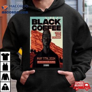 Black Coffee May 11 2024 At Red Rocks Amphitheatre In Morrison Shirt