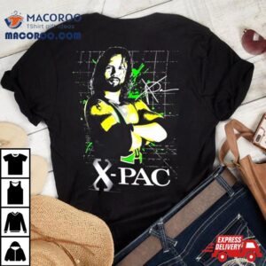 Black X Pac Superstar Pose Signature T Shirt