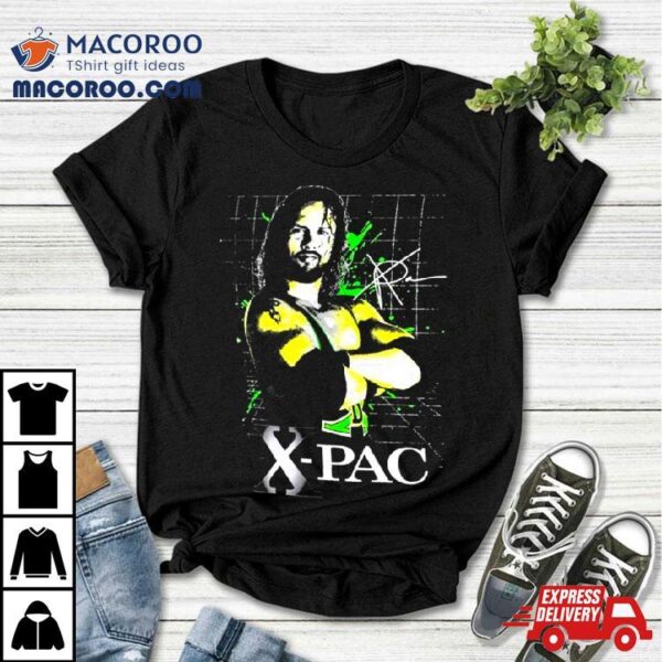 Black X Pac Superstar Pose Signature T Shirt