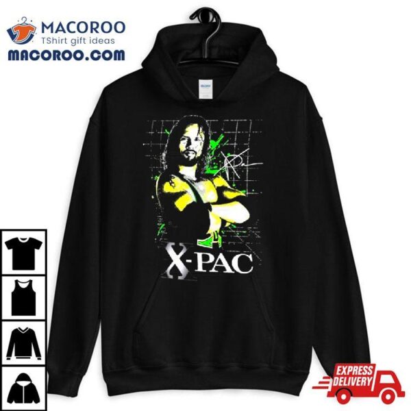 Black X Pac Superstar Pose Signature T Shirt