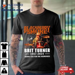 Blackberry Smoke Brit Turner Thank You For The Memories Signatures Tshirt