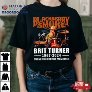 Blackberry Smoke Brit Turner Thank You For The Memories Signatures Tshirt