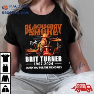 Blackberry Smoke Brit Turner Thank You For The Memories Signatures Tshirt