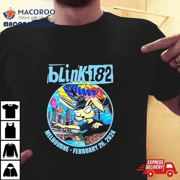 Blink 182 Show In Melbourne Feb 26 2024 Shirt