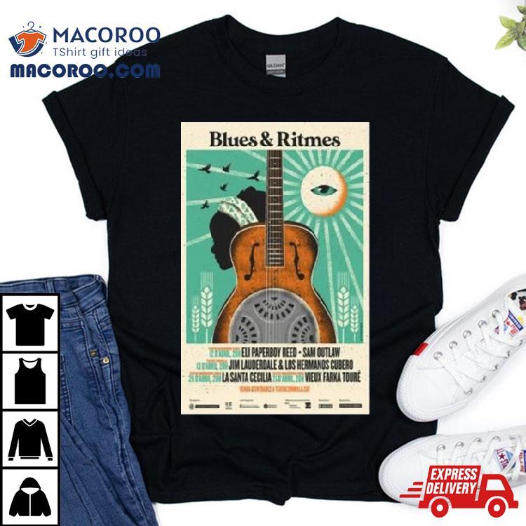 Blues & Ritmes Barcelona April 2024 Shirt Blues & Ritmes Barcelona April 2024 Shirt
