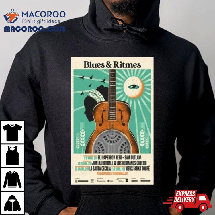 Blues & Ritmes Barcelona April 2024 Shirt Blues & Ritmes Barcelona April 2024 Shirt