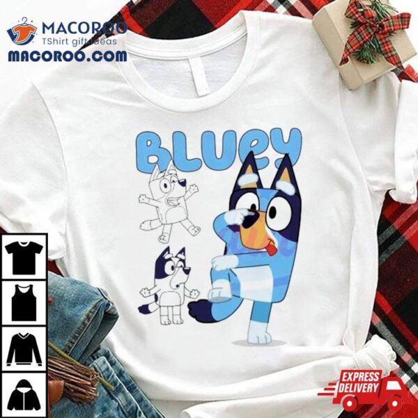 Bluey Cartoon Dog Character Shirt