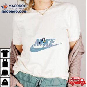 Bluey Cartoon Nike Logo Shirt