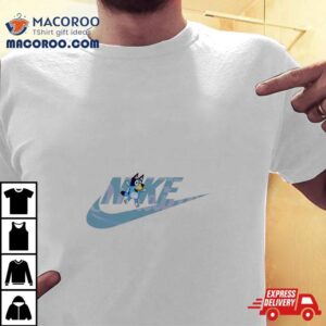 Bluey Cartoon Nike Logo Tshirt