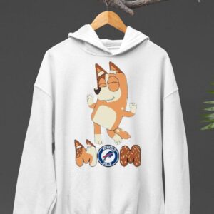 Bluey Mom Bills Football Dancing Hoodie