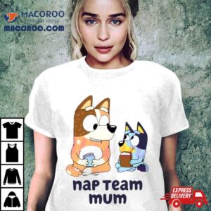 Bluey Nap Team Mum Read Book Tshirt