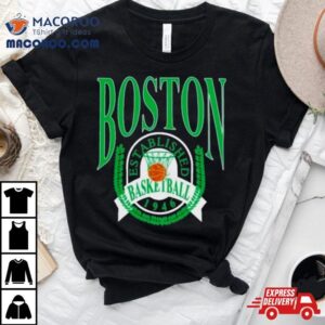 Boston Basketball Establish Laurel Wreath Tshirt