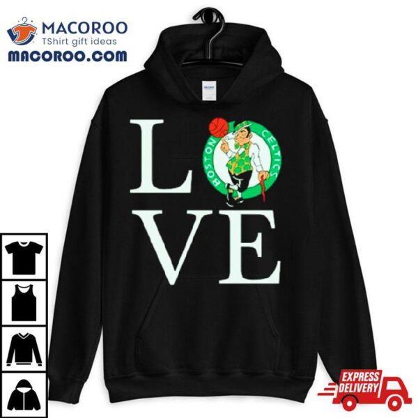 Boston Celtics Logo In Love Shirt