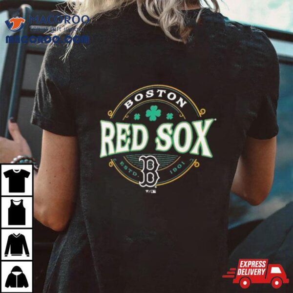 Boston Red Sox Black St. Patrick’s Day Lucky 2024 T Shirt