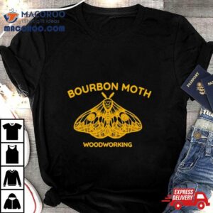 Bourbon Antenna Moth Woodworking Shirt