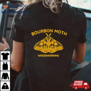 Bourbon Antenna Moth Woodworking Tshirt