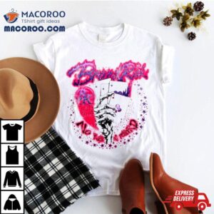 Brand Risk Merch Shop Skeleton Poker Hand T Shirt