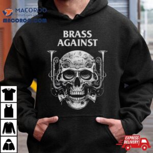 Brass Against Skull Logo Tshirt