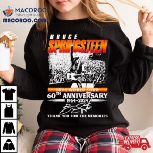 Bruce Springsteen World Tour Th Anniversary Thank You For The Memories Signatures Tshirt