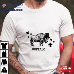 Buffalo Bills Bison With Irish Ha Tshirt