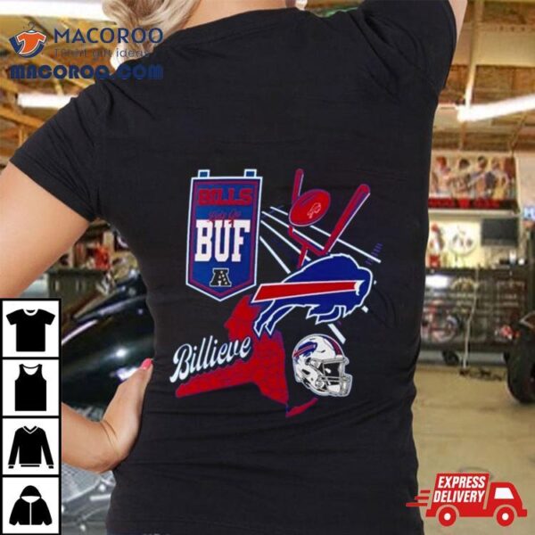 Buffalo Bills Split Zone T Shirt