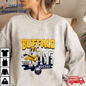 Buffalo Sabres Mitchell And Ness Gray Popsicle Shirt