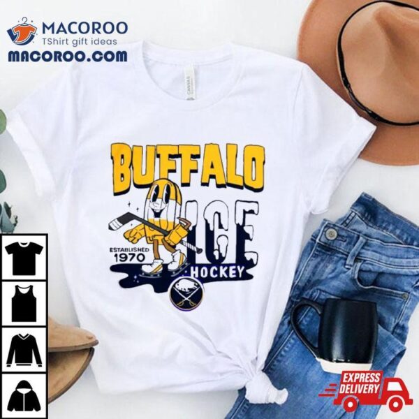 Buffalo Sabres Mitchell And Ness Gray Popsicle Shirt