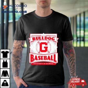 Bulldogs Baseball University Of Georgia Retro Tshirt