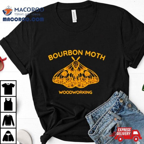 Butterfly Bourbon Moth Woodworking Shirt