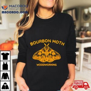 Butterfly Bourbon Moth Woodworking Shirt