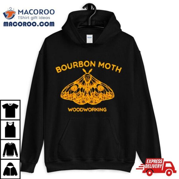 Butterfly Bourbon Moth Woodworking Shirt