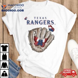 Butterfly Glove Texas Rangers Baseball T Shirt
