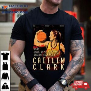 Caitlin Clark Achieve Points And Counting For The All Time Ncaa Scoring Leader Tshirt