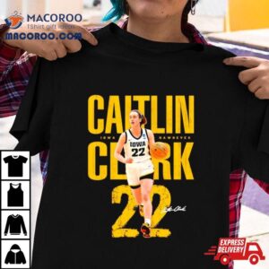 Caitlin Clark Player Iowa Hawkeyes Signature Tshirt