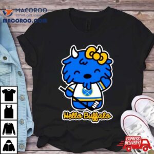 Carl Cordes Hello Buffalo Hockey Tshirt