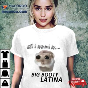 Cat All I Need Is Big Booty Latina Shirt