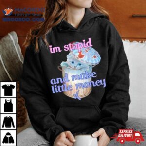 Cat I M Stupid And Make Little Money Tshirt