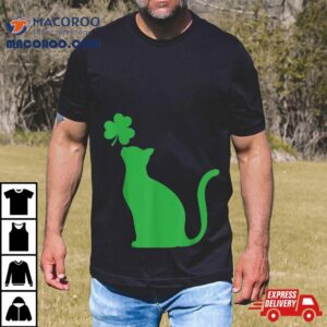 Cat Shamrock Saint Patrick S Day Tshirt