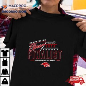 Cedar Springs Red Hawks Mhsaa Cheer Division Finalis Tshirt